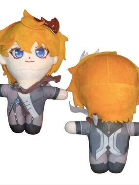 Genshin Impact Tartaglia Childe Plush Doll 20cm Stuffed Toy Gift Anime Game USA.